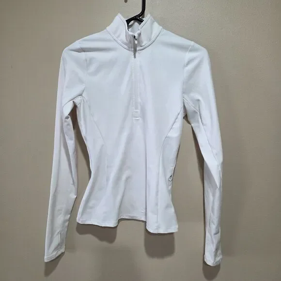 ✨ Alo Yoga Alosoft 1/2 Zip Rapid Pullover – White – Excellent Condition XS - Picture 2 of 8